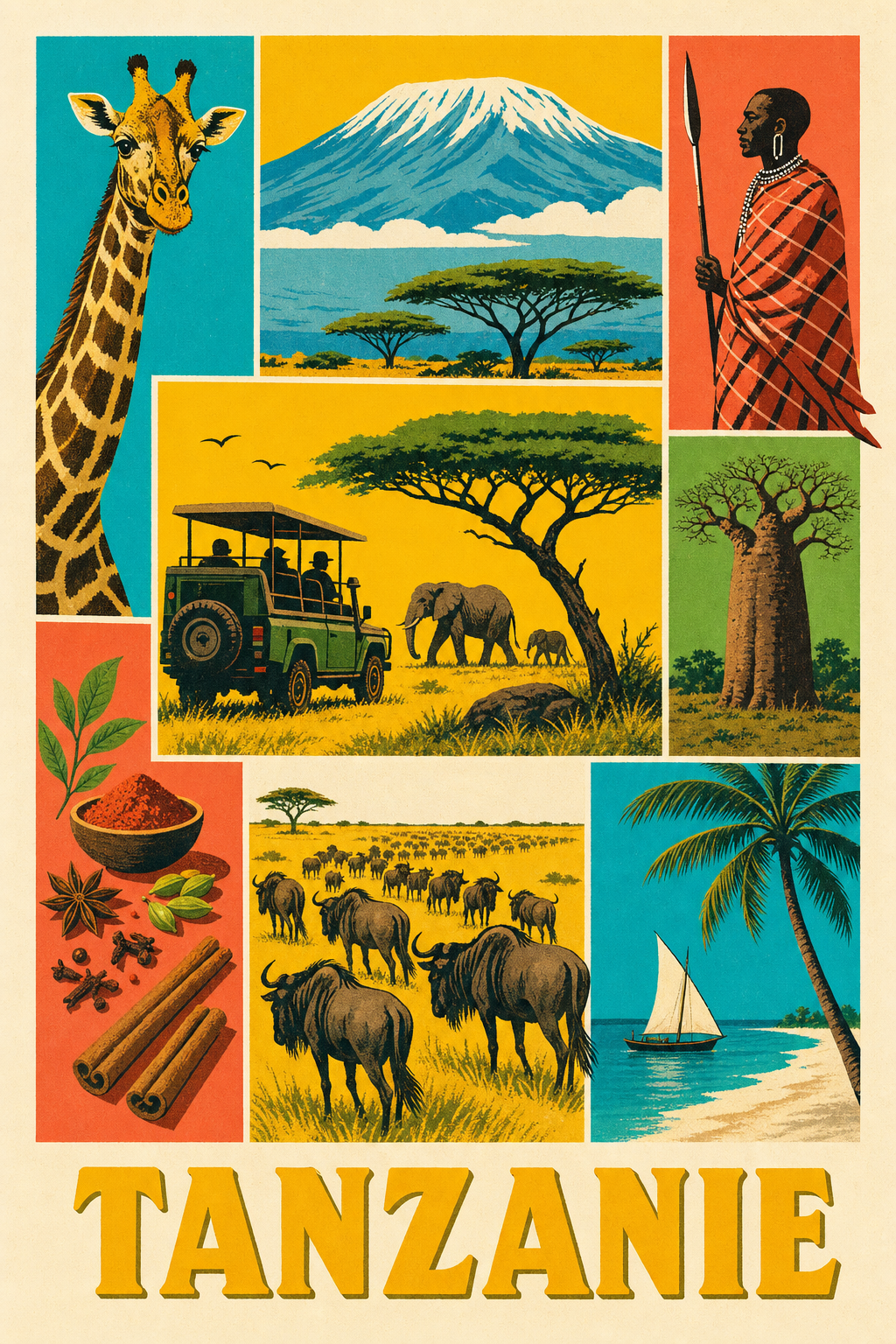 Poster de la Tanzanie