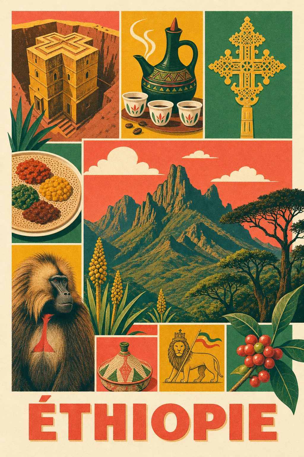 Poster de l'Éthiopie