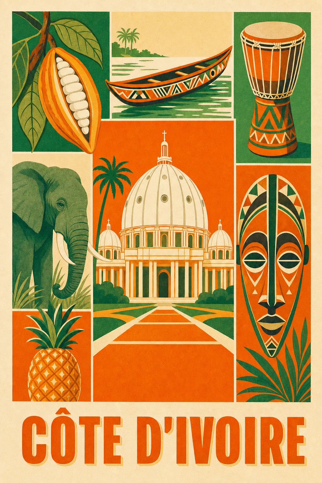 Poster de la Côte d'Ivoire