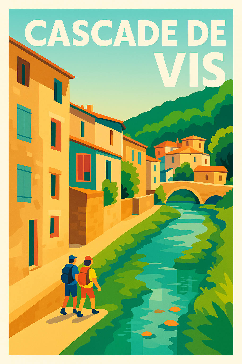 Affiche de Cascade de la Vis - Évasion au cœur de la nature occitane