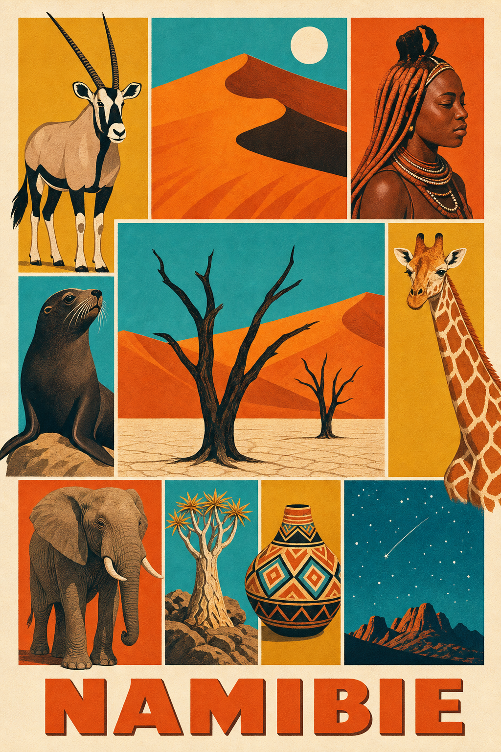 Poster de la Namibie