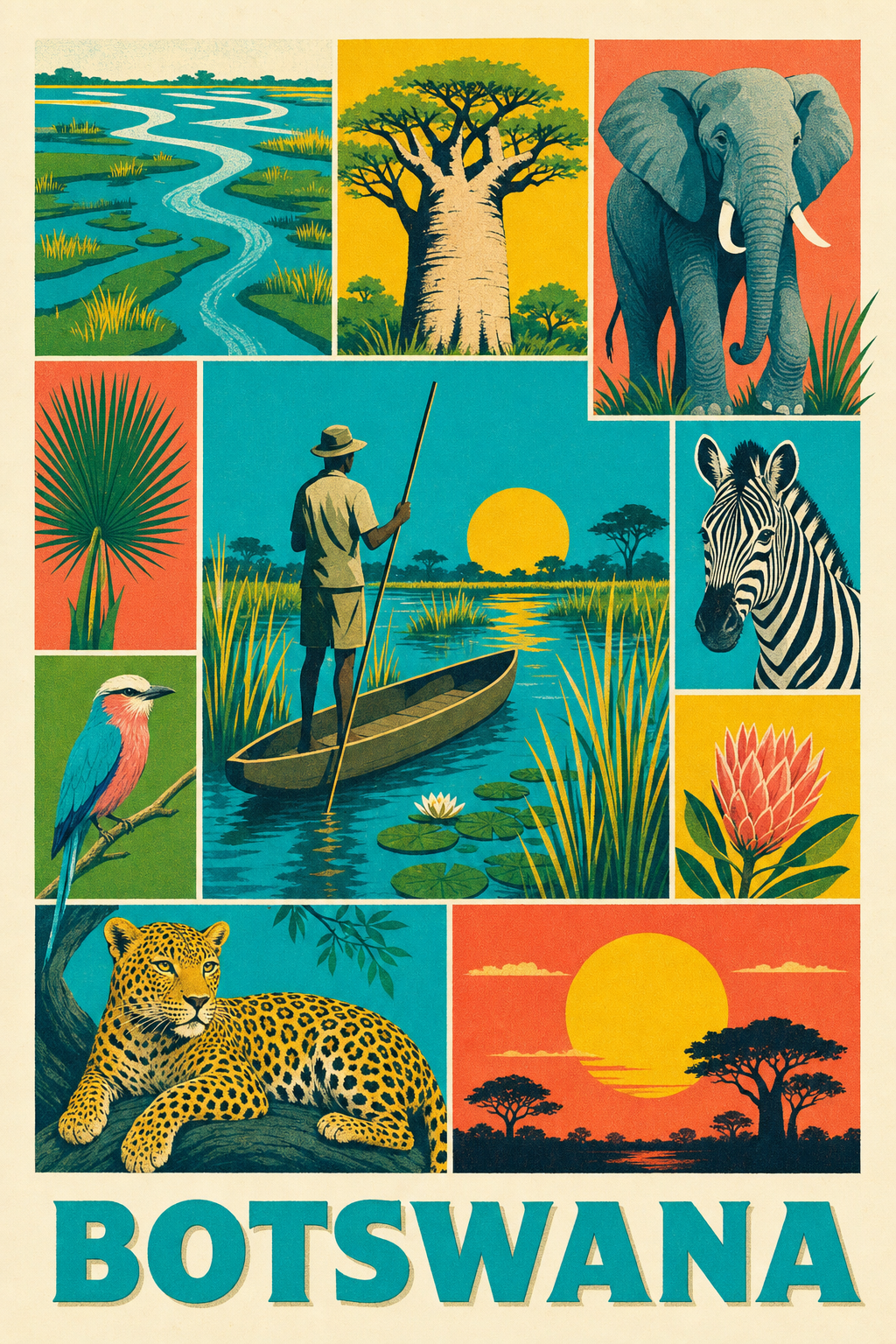 Poster du Botswana