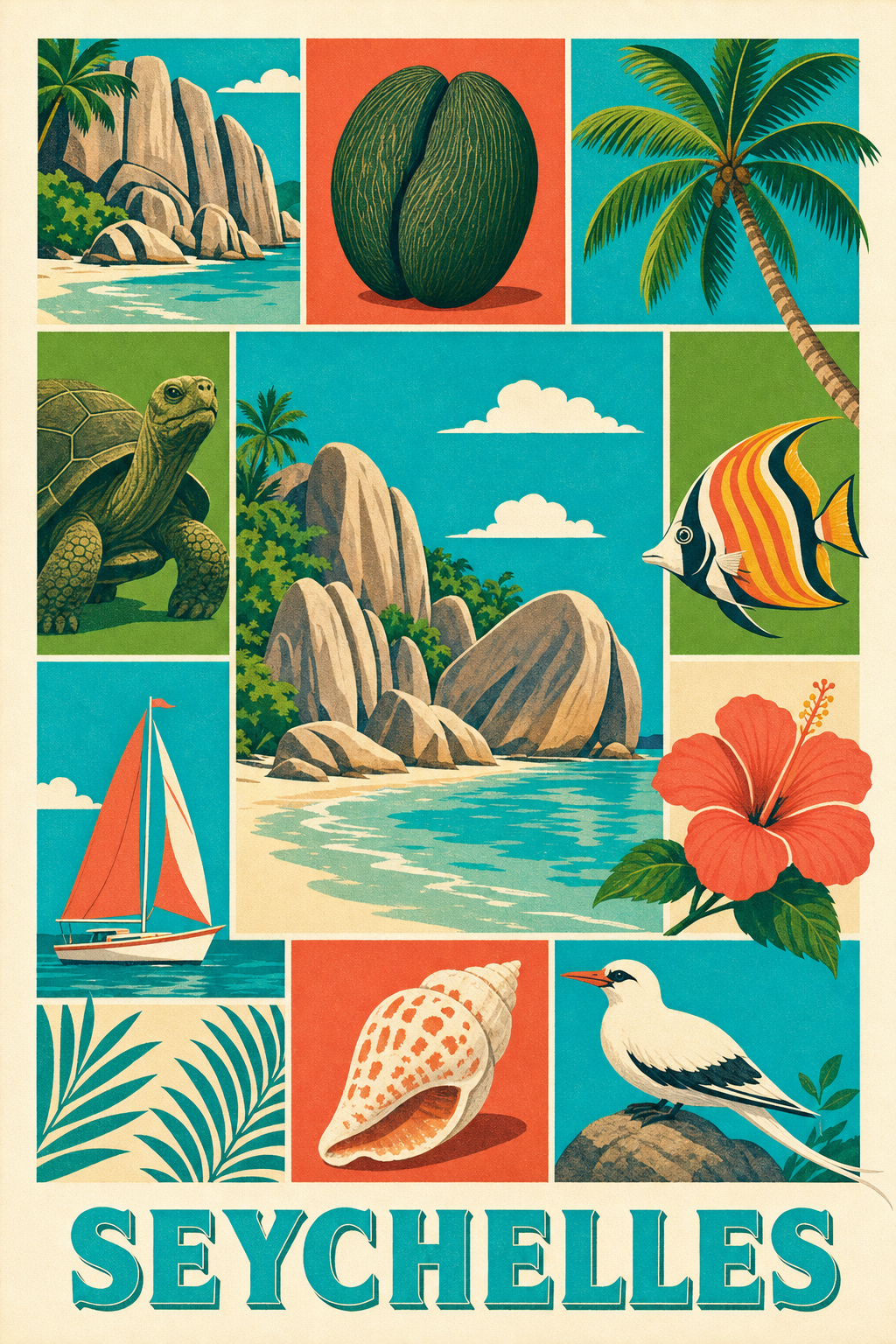 Poster des Seychelles
