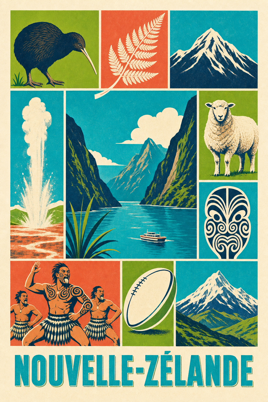 Poster de la Nouvelle-Zélande