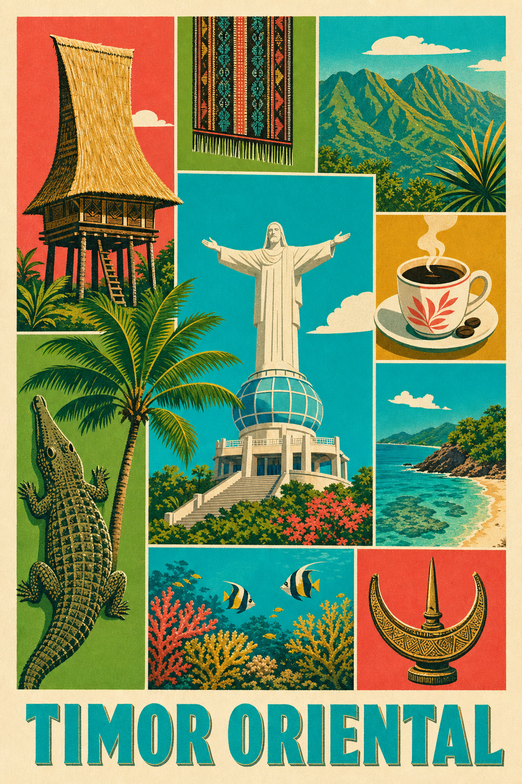 Poster du Timor oriental