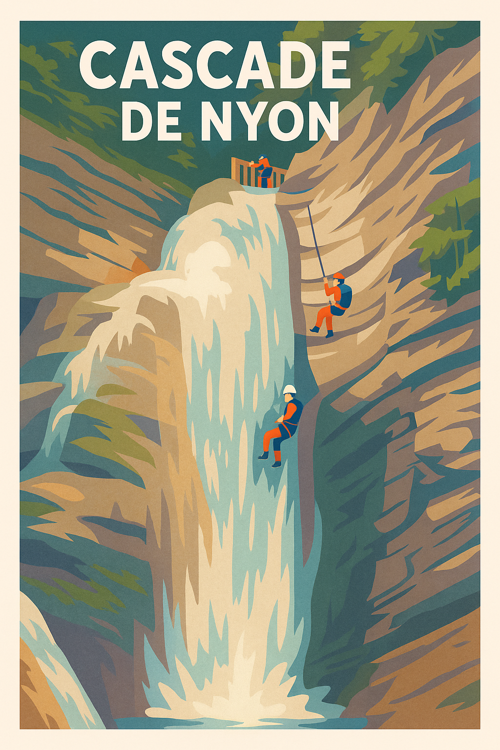 Affiche de Cascade de Nyon - L'aventure au cœur de la nature