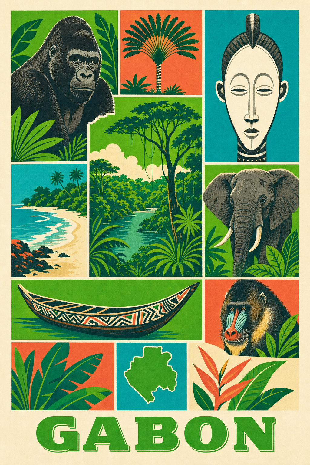 Poster du Gabon