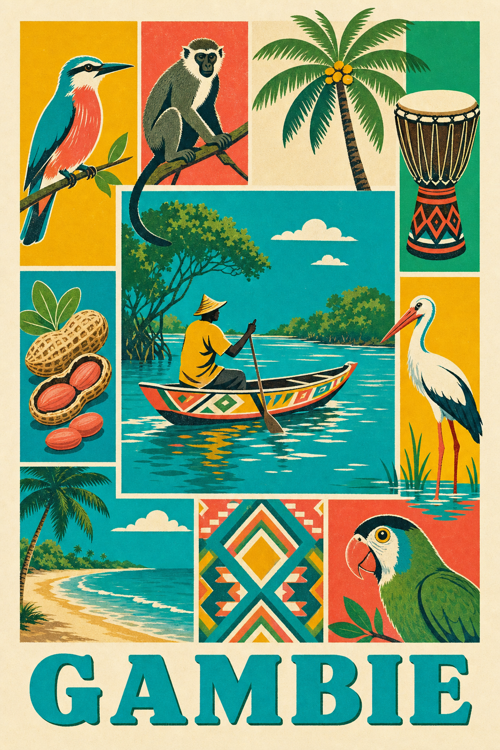 Poster de la Gambie