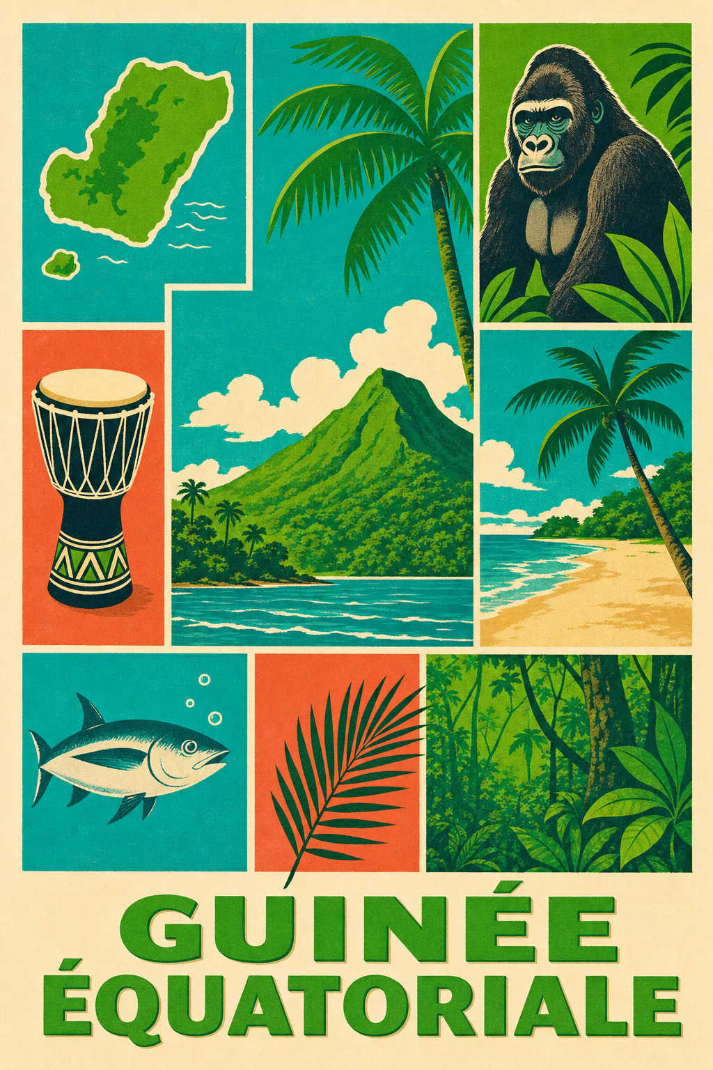 Poster de la Guinée équatoriale