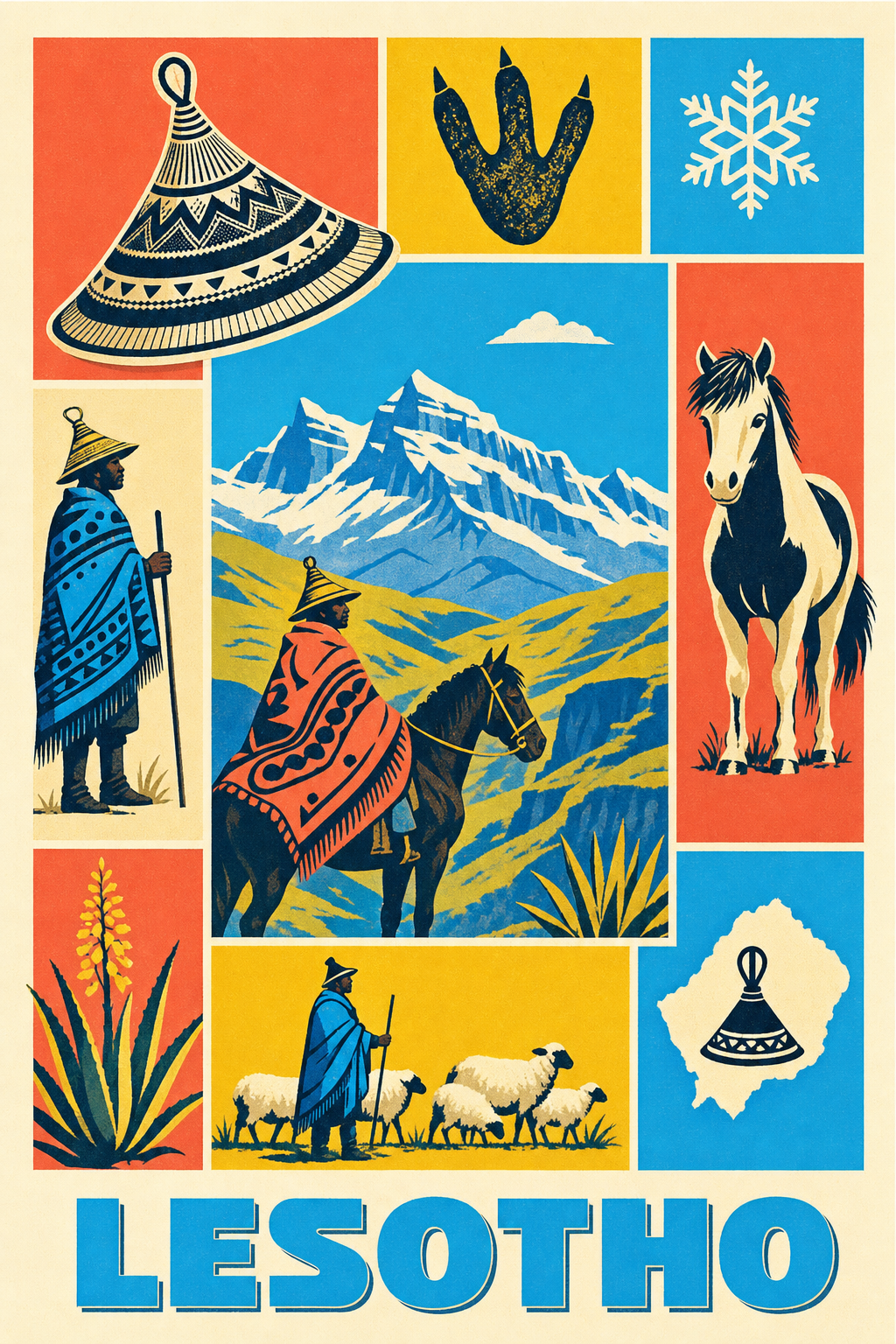 Poster du Lesotho