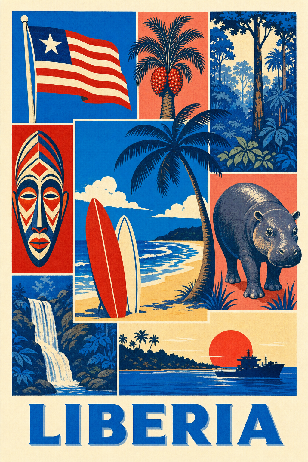 Poster du Liberia