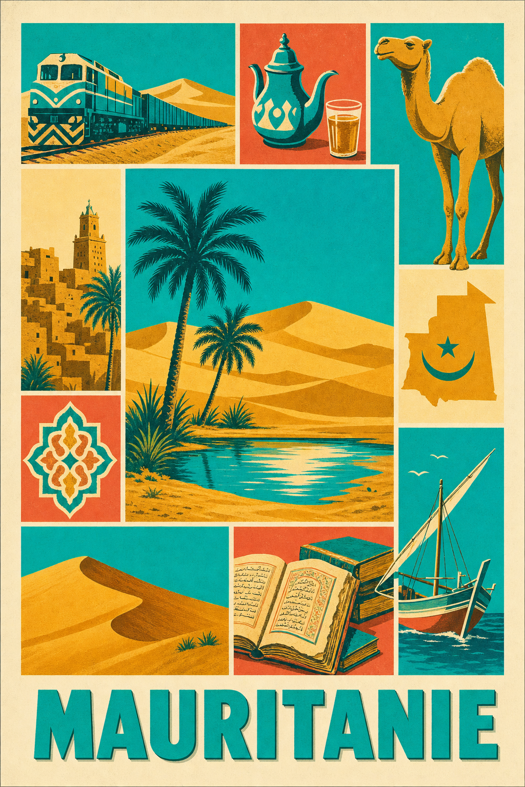 Poster de la Mauritanie