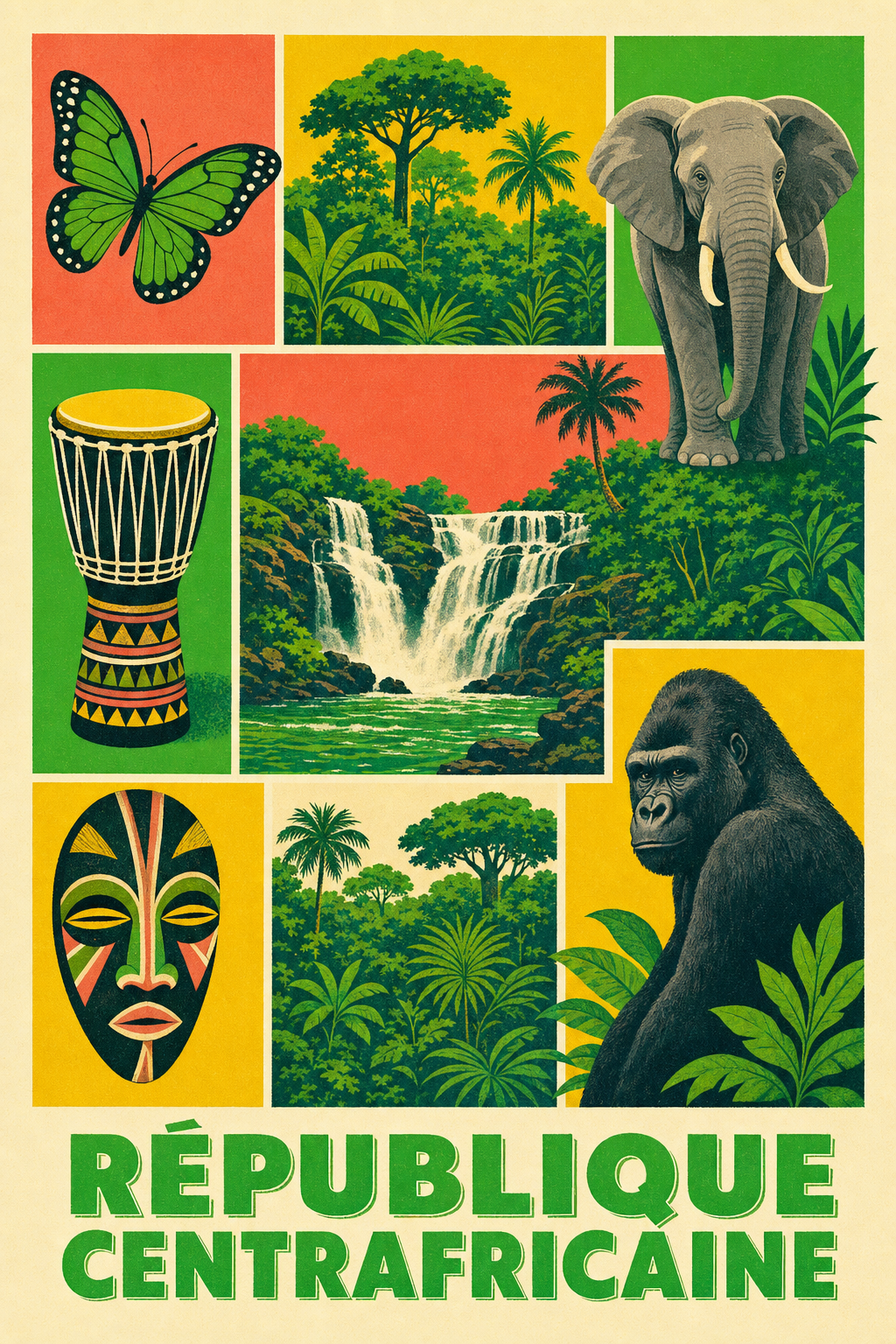 Poster de la République centrafricaine