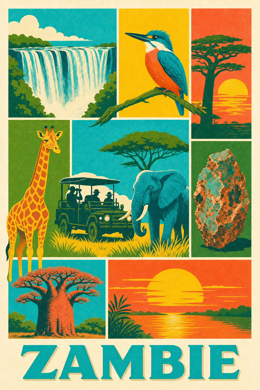 Poster de la Zambie