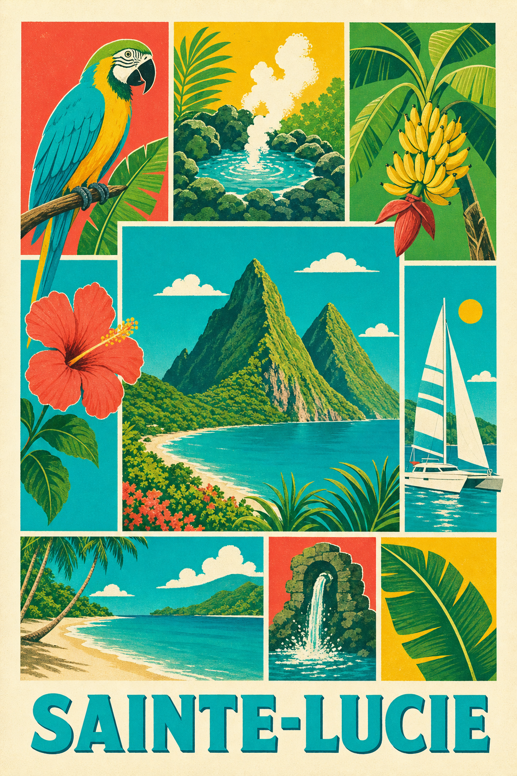 Poster de Sainte-Lucie