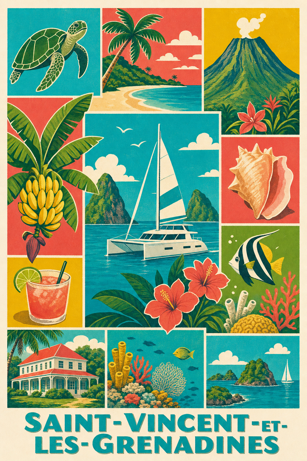 Poster de Saint-Vincent-et-les-Grenadines