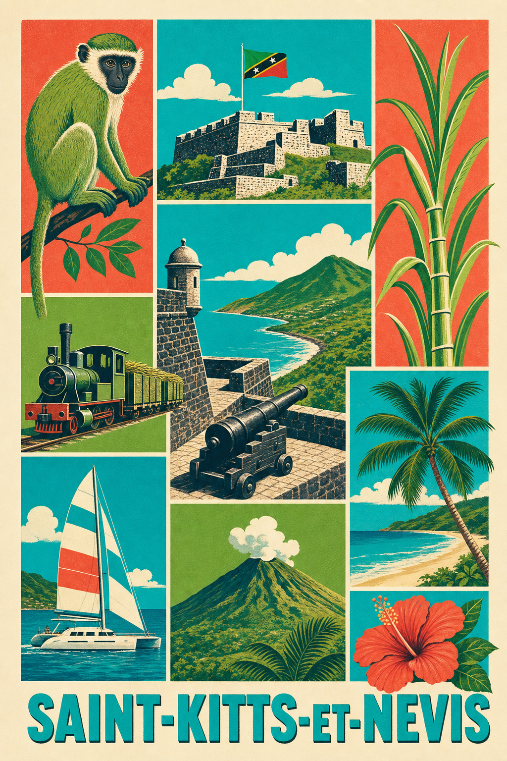 Poster de Saint-Kitts-et-Nevis