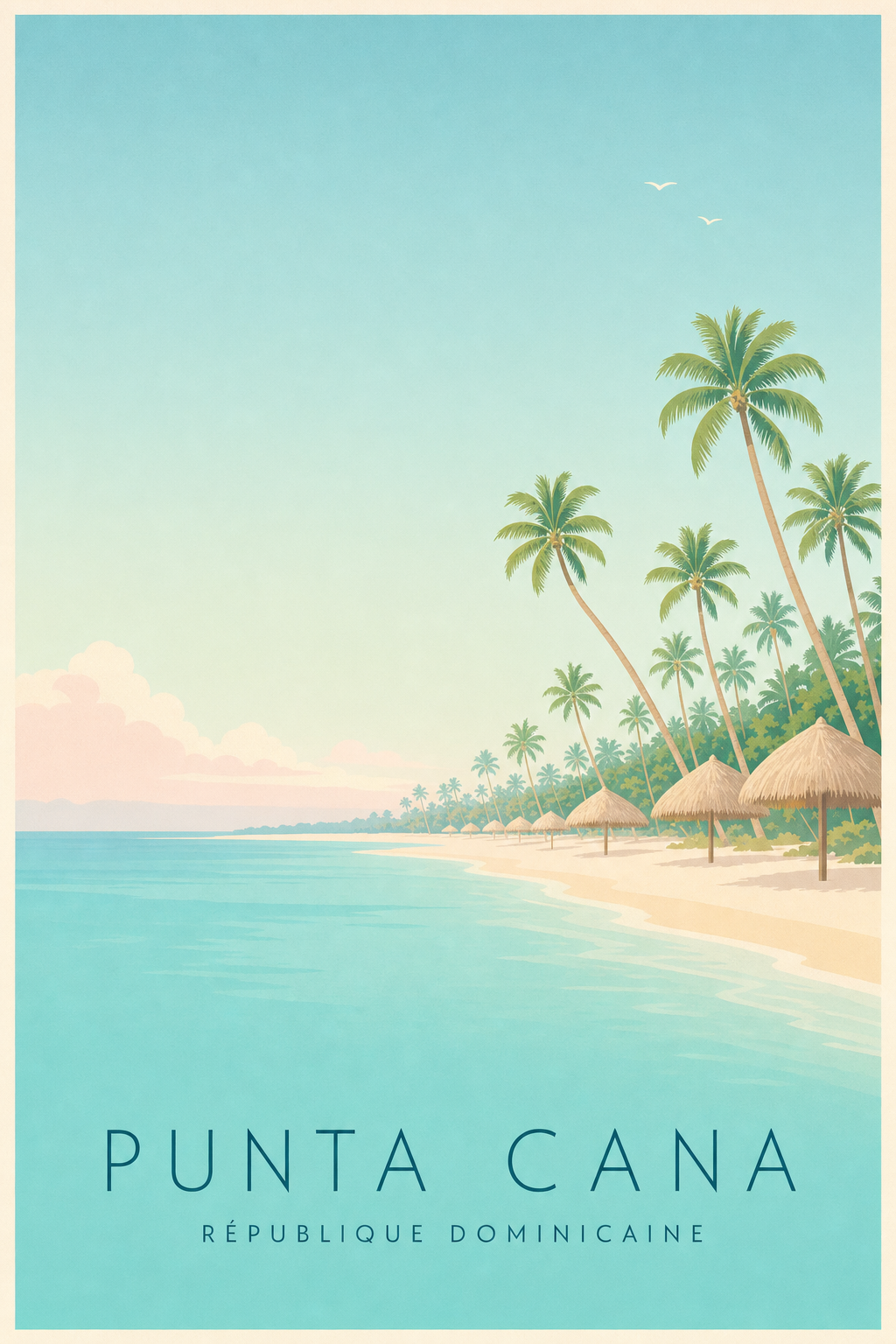 Affiche de Punta Cana - Poster Calme