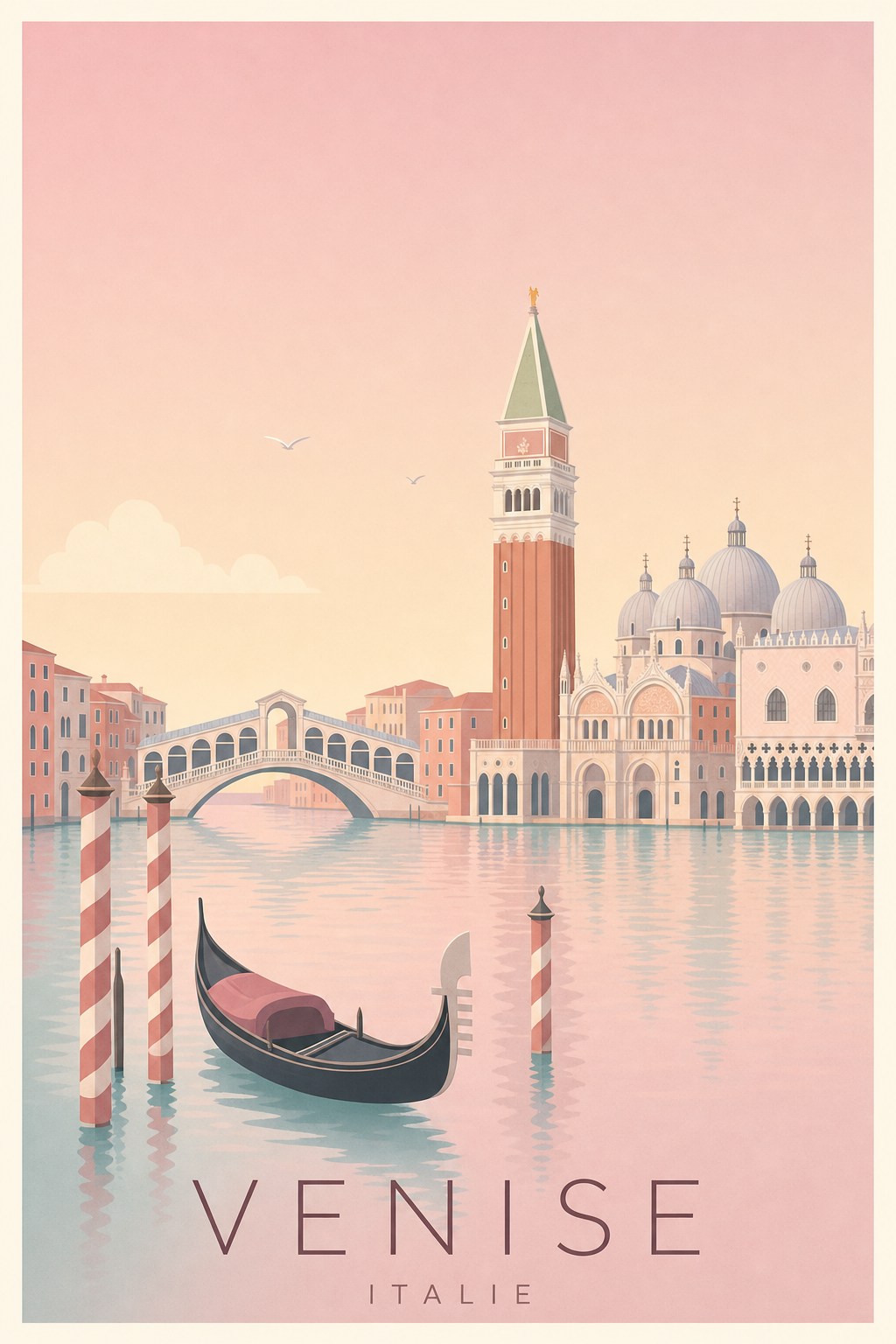 Affiche de Venise - Poster Calme