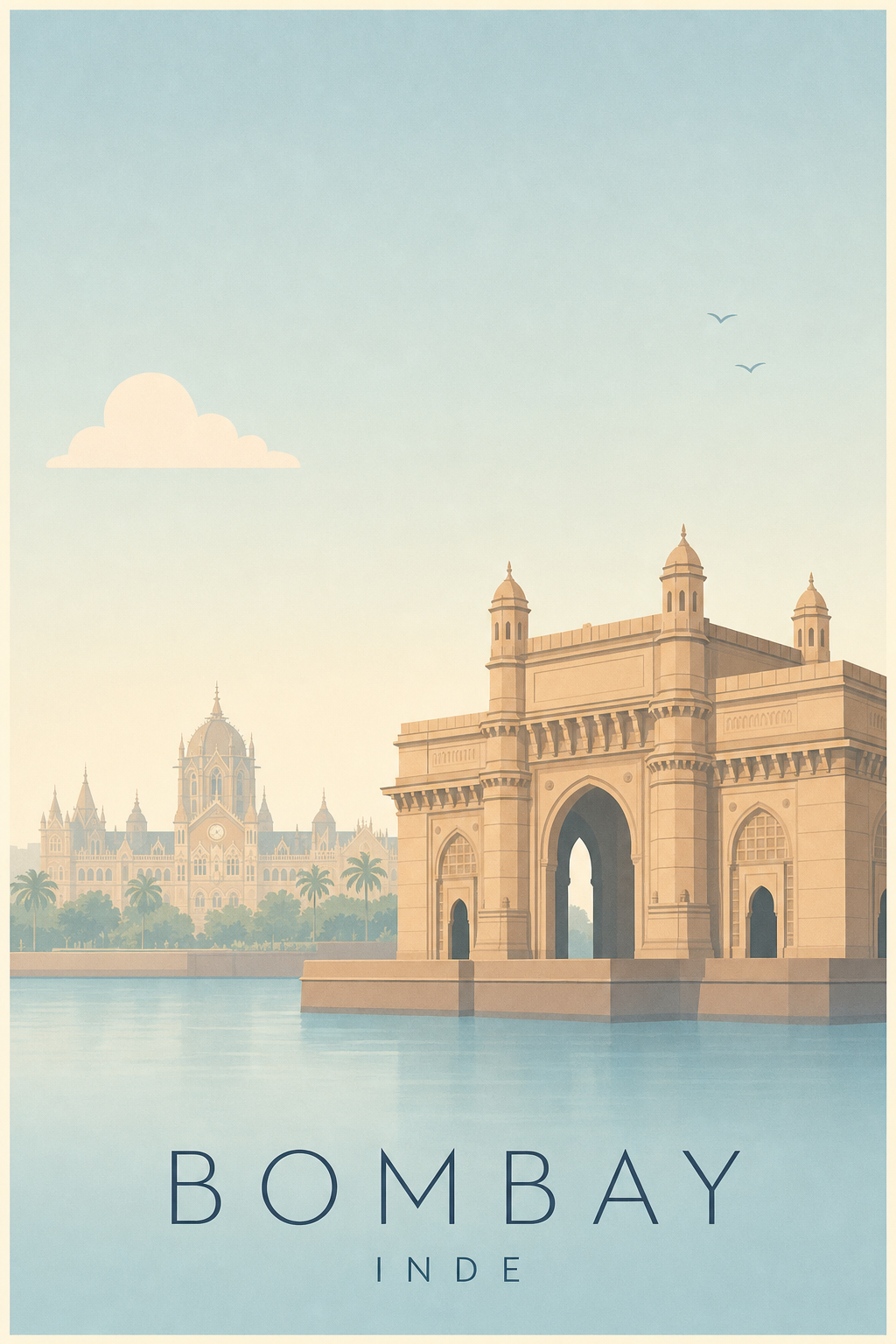 Affiche de Bombay - Poster Calme