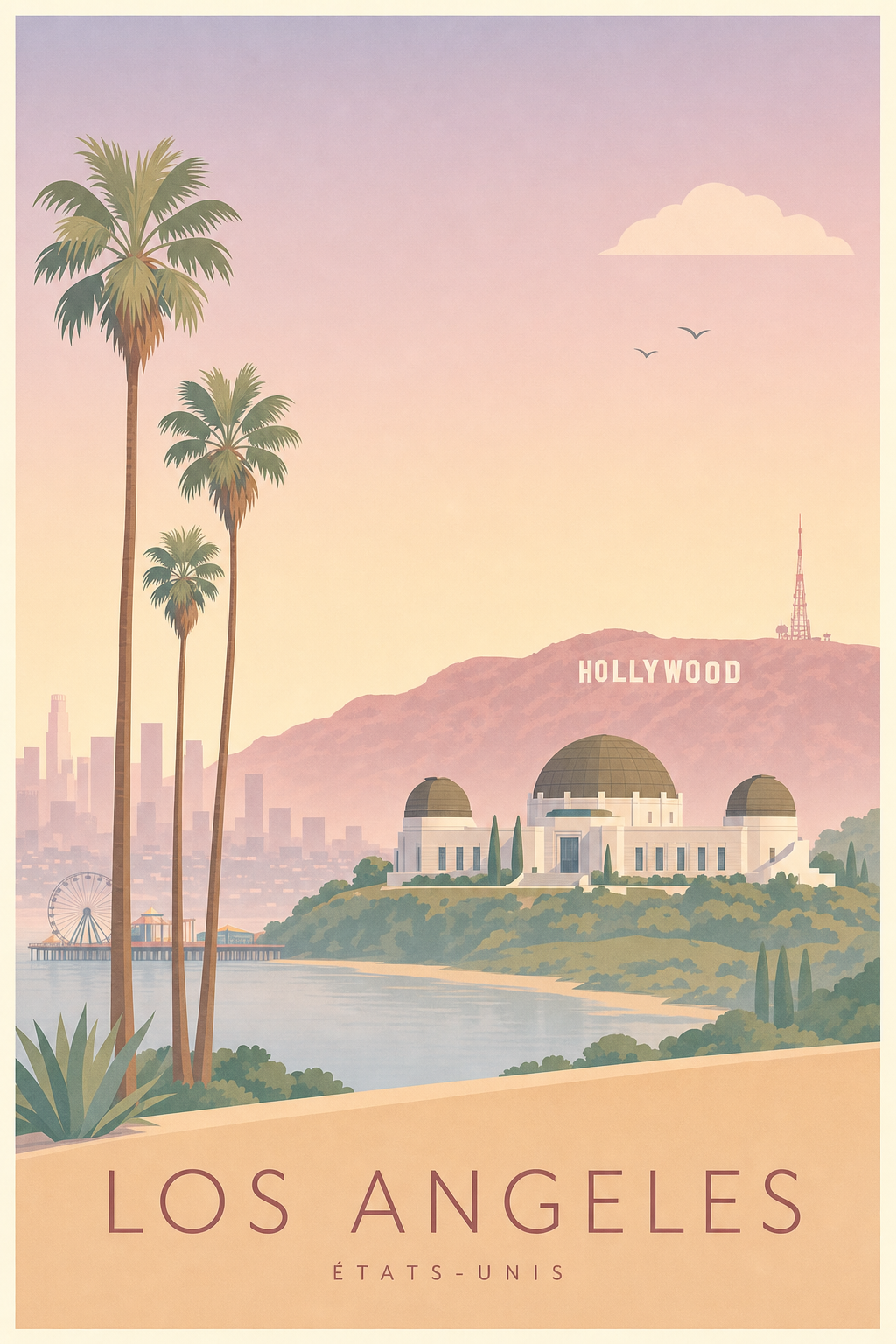 Affiche de Los Angeles - Poster Calme