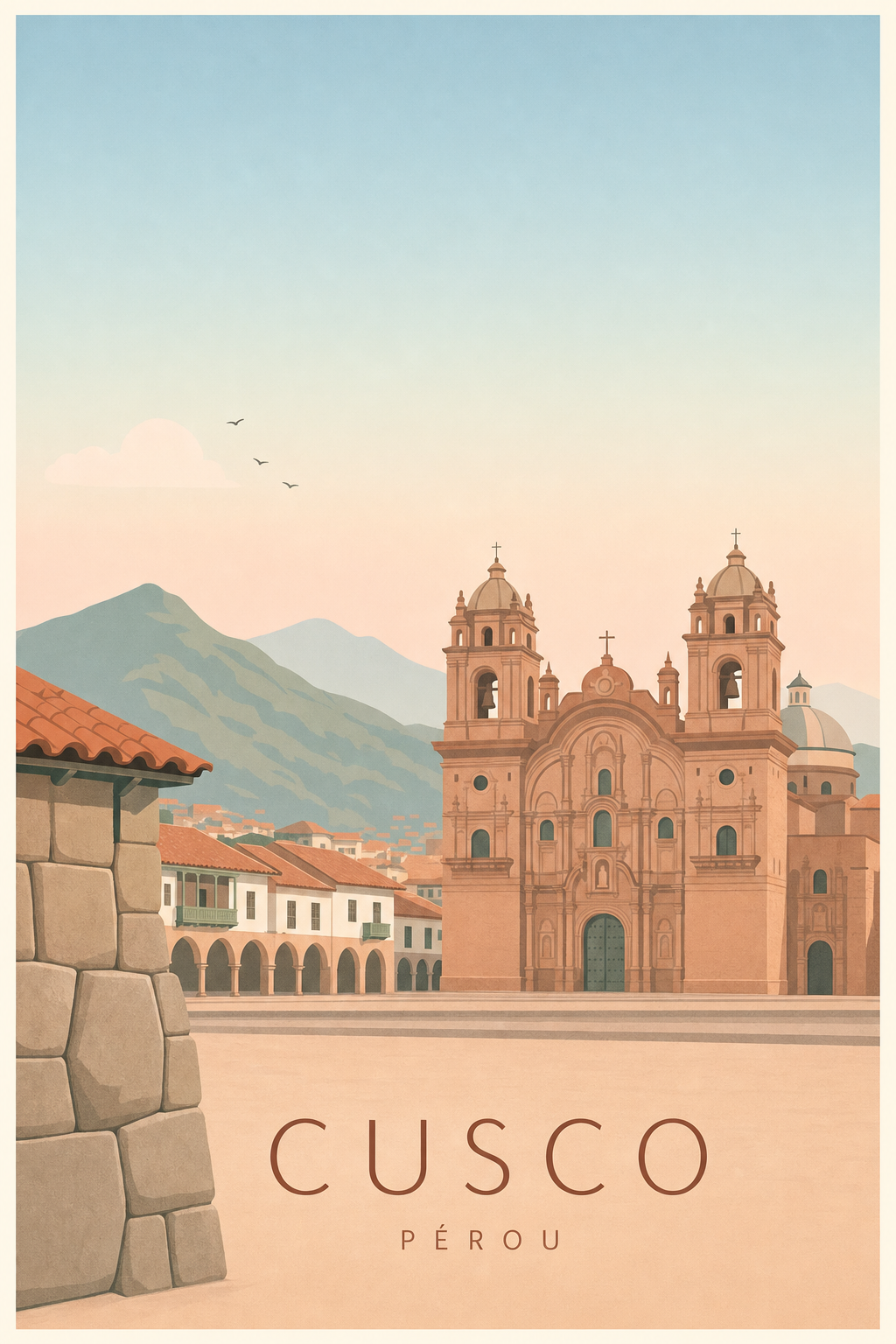 Affiche de Cusco - Poster Calme