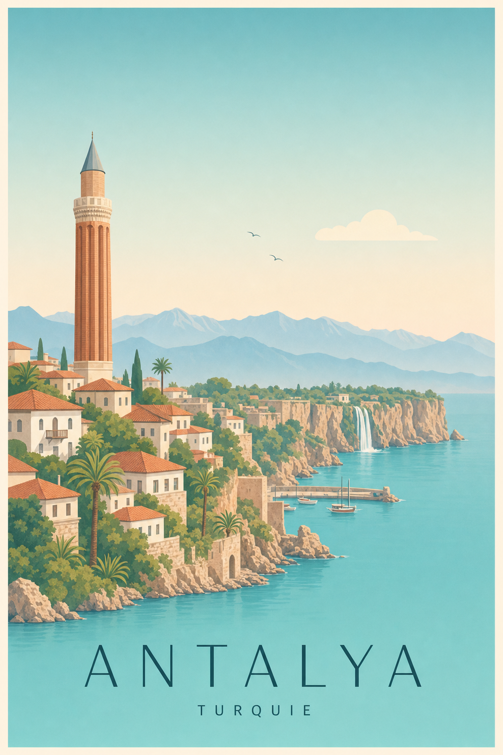 Affiche d'Antalya - Poster Calme