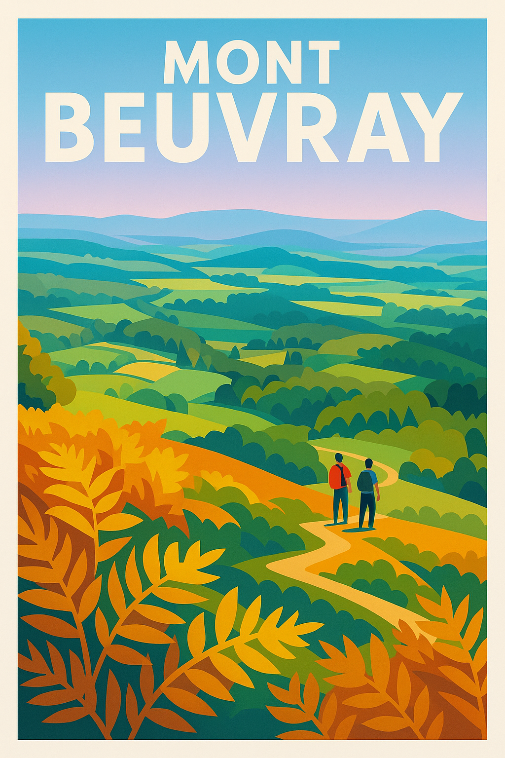 Affiche de Mont Beuvray - L'âme du Morvan et des paysages éternels