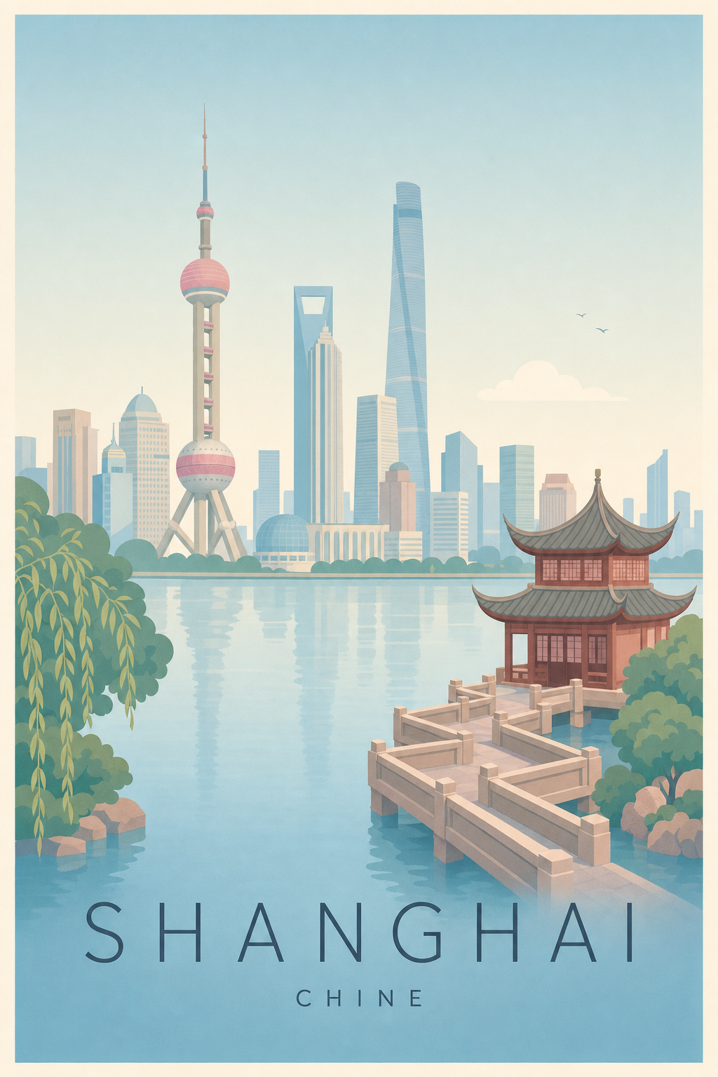 Affiche de Shanghai - Poster Calme