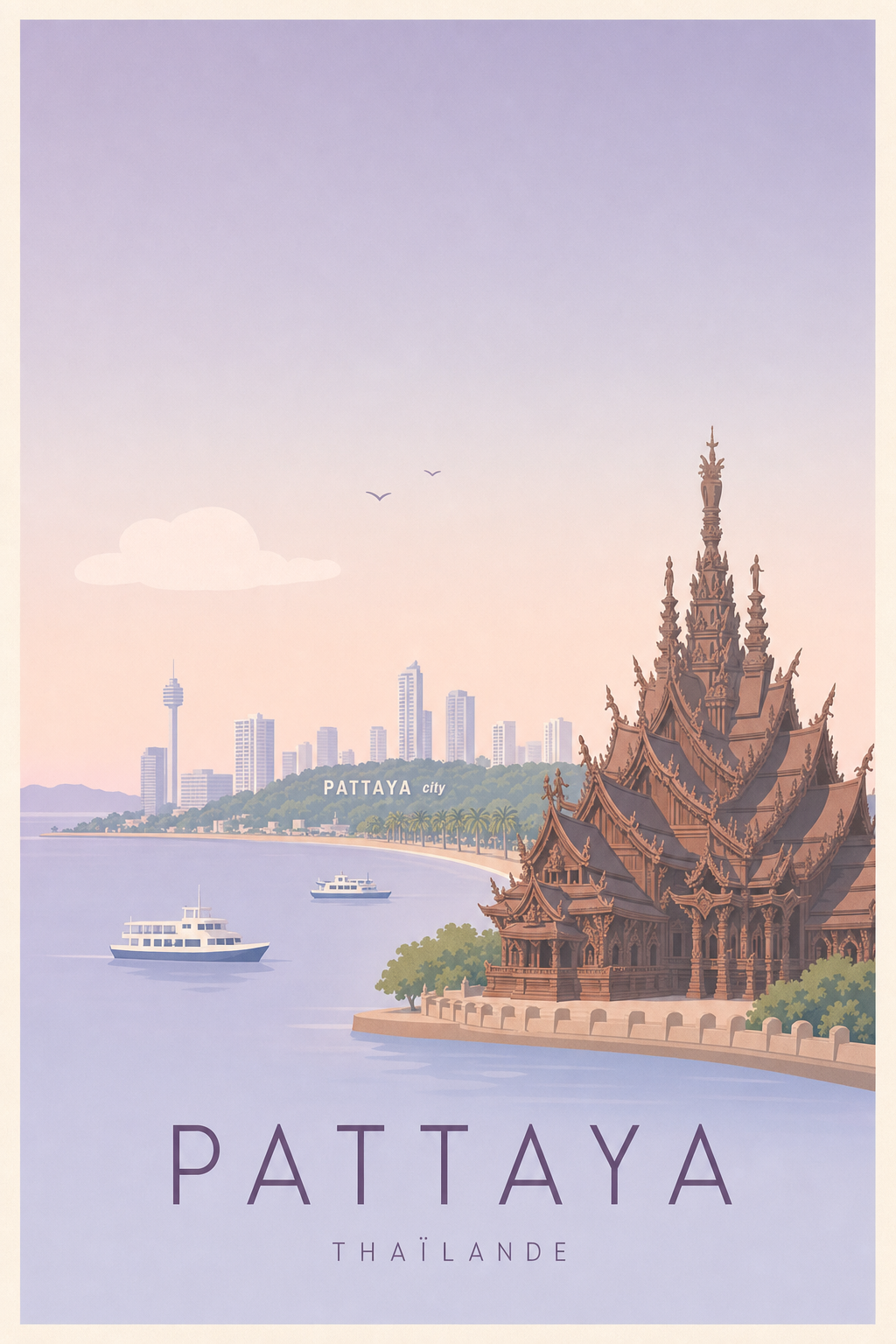 Affiche de Pattaya - Poster Calme
