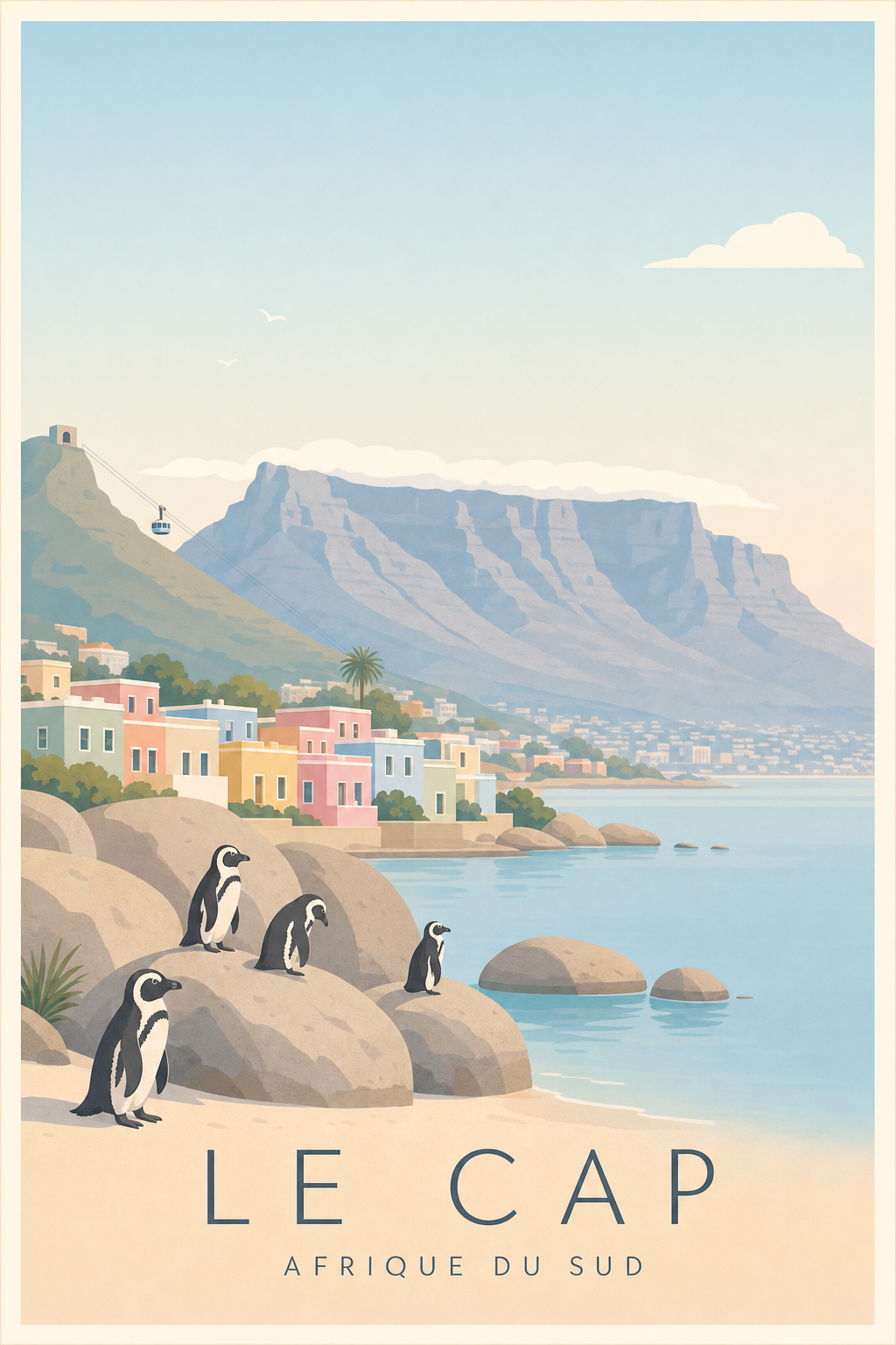 Affiche du Cap - Poster Calme