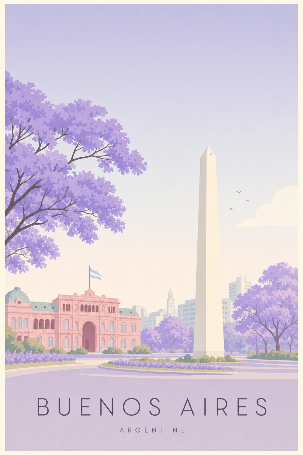 Affiche de Buenos Aires - Poster Calme