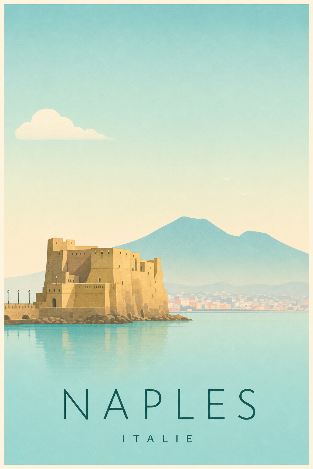 Affiche de Naples - Poster Calme