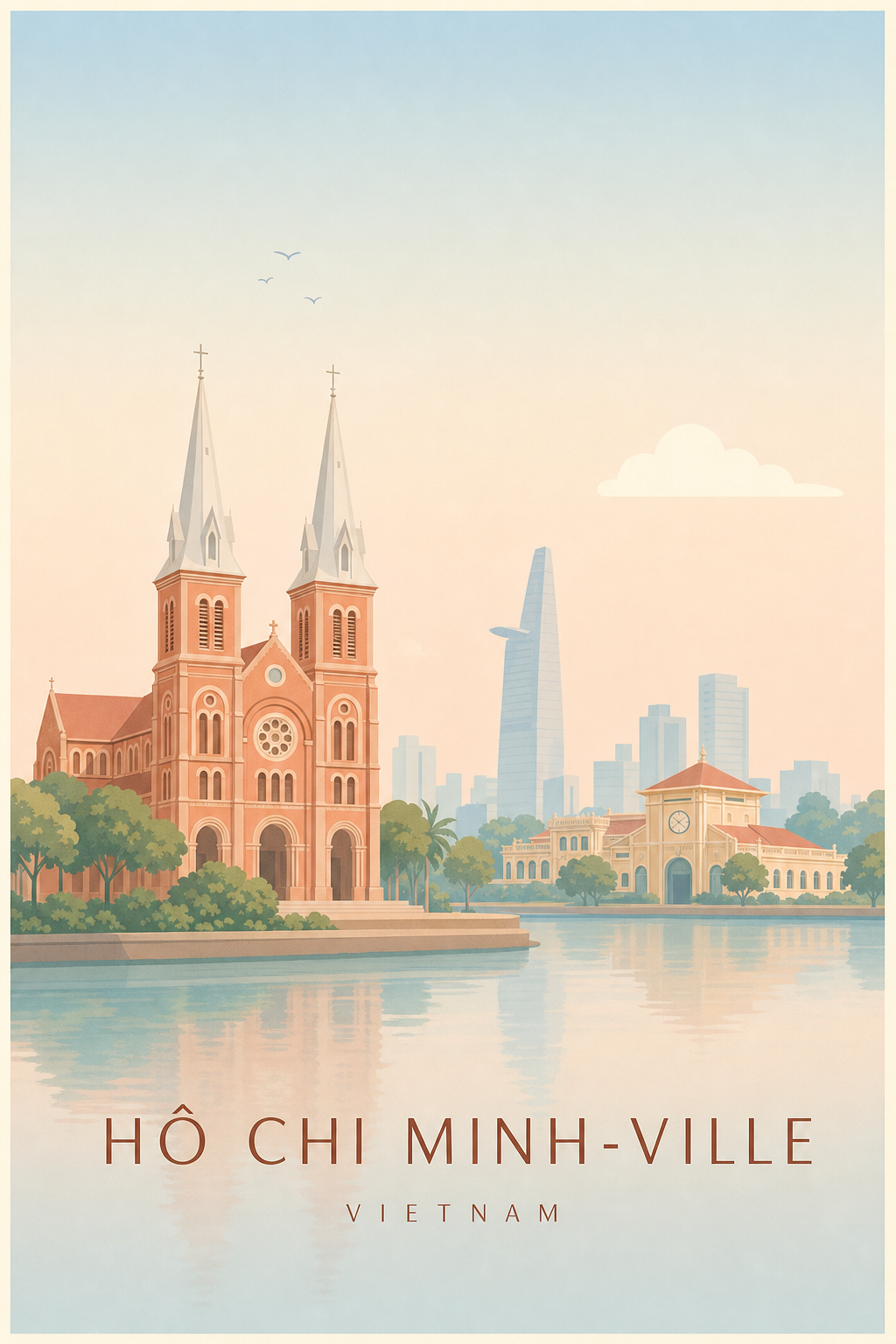 Affiche de Hô Chi Minh-Ville - Poster Calme
