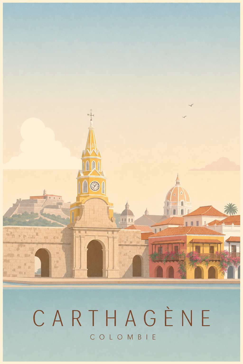 Affiche de Carthagène - Poster Calme