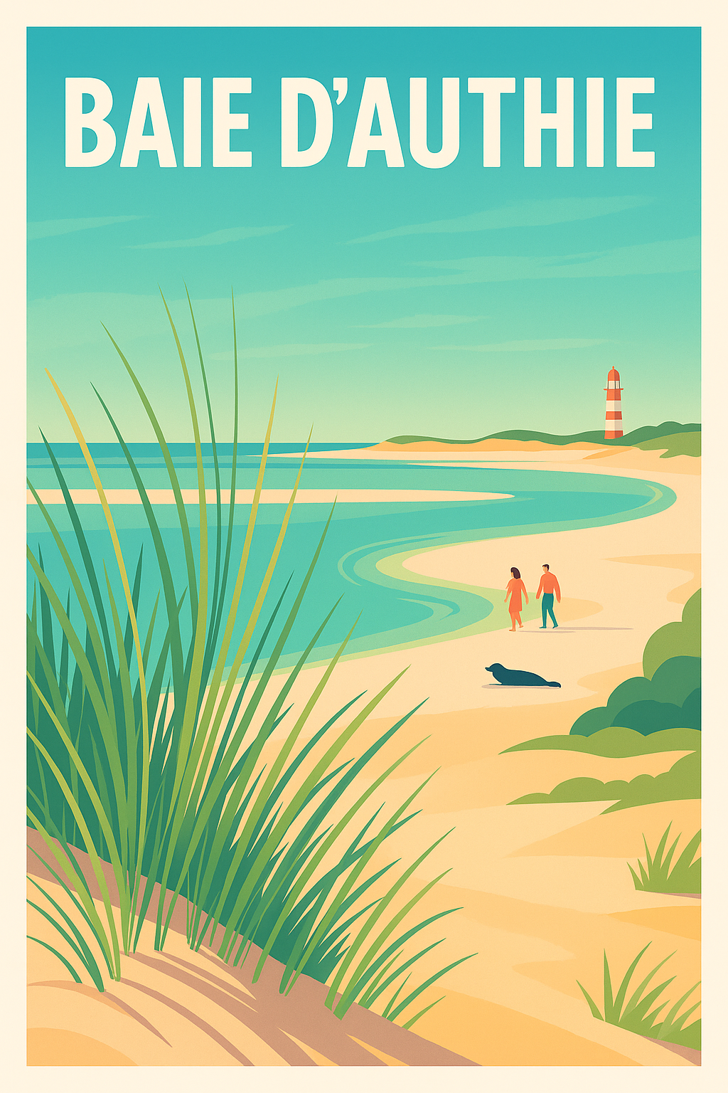 Affiche de Baie d'Authie - L'élégance sauvage de la Côte d'Opale