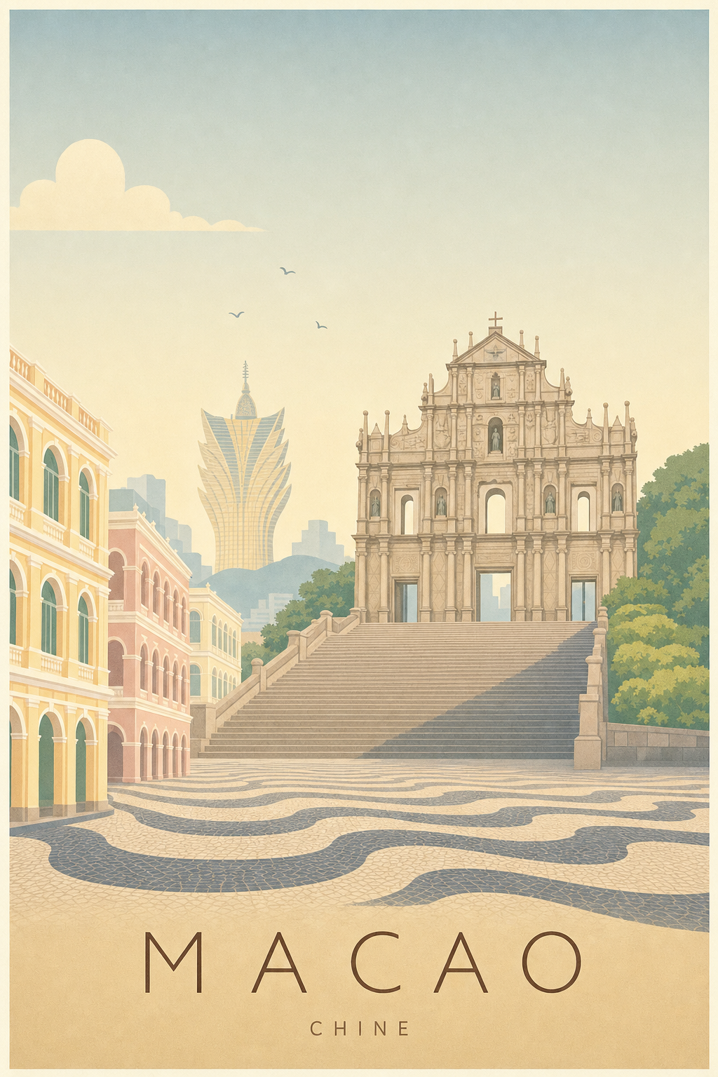 Affiche de Macao - Poster Calme