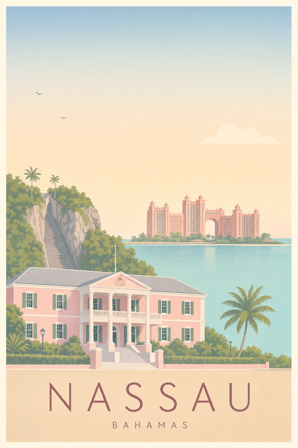 Affiche de Nassau - Poster Calme