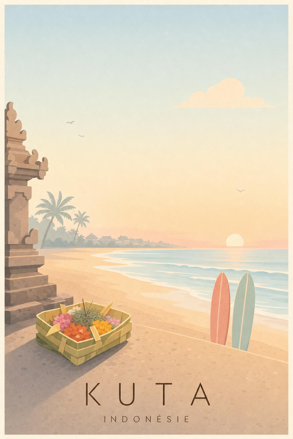 Affiche de Kuta - Poster Calme