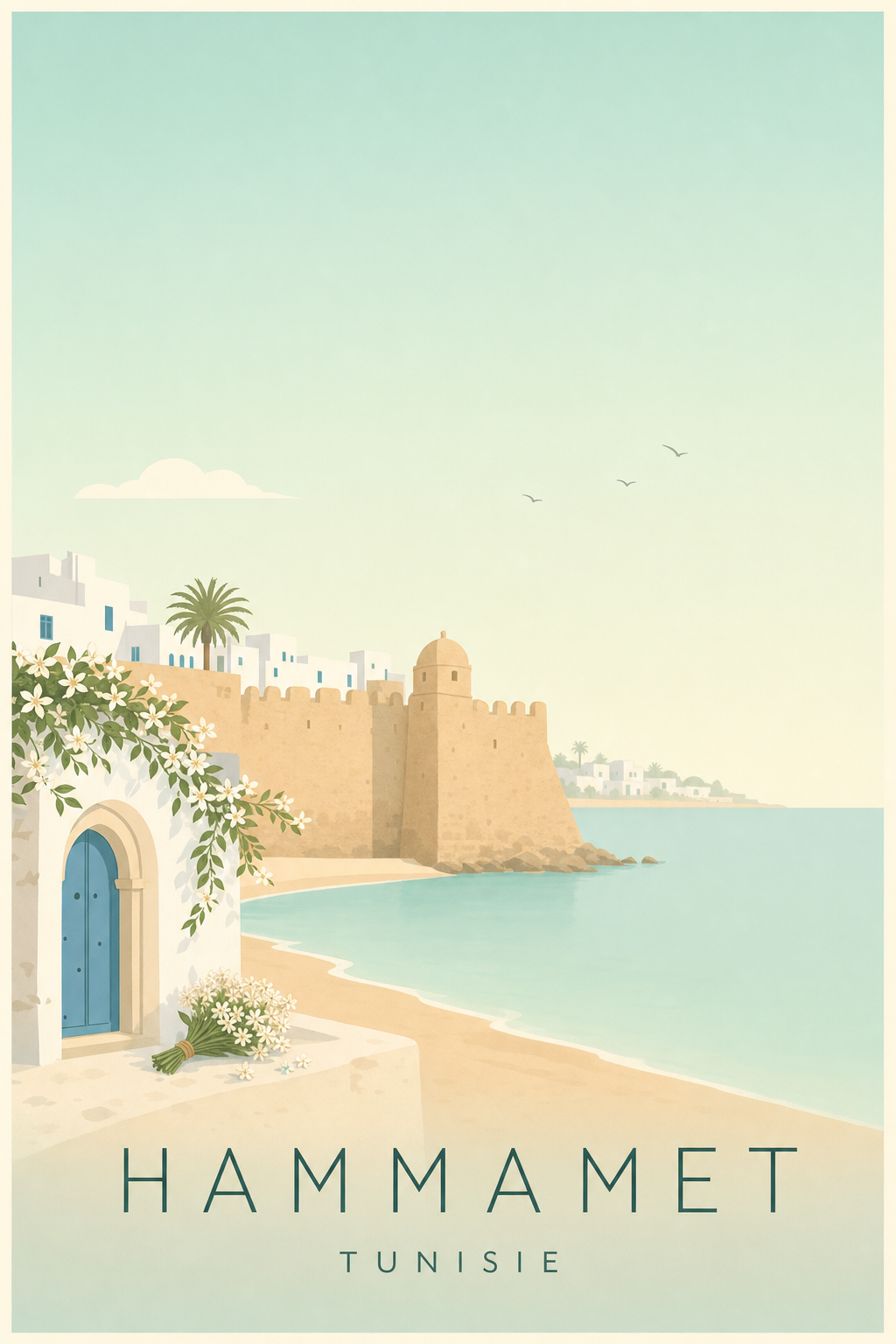 Affiche de Hammamet - Poster Calme