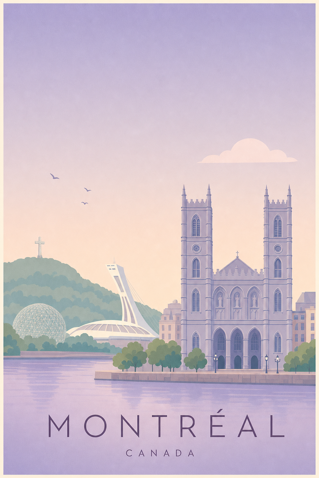 Affiche de Montréal - Poster Calme