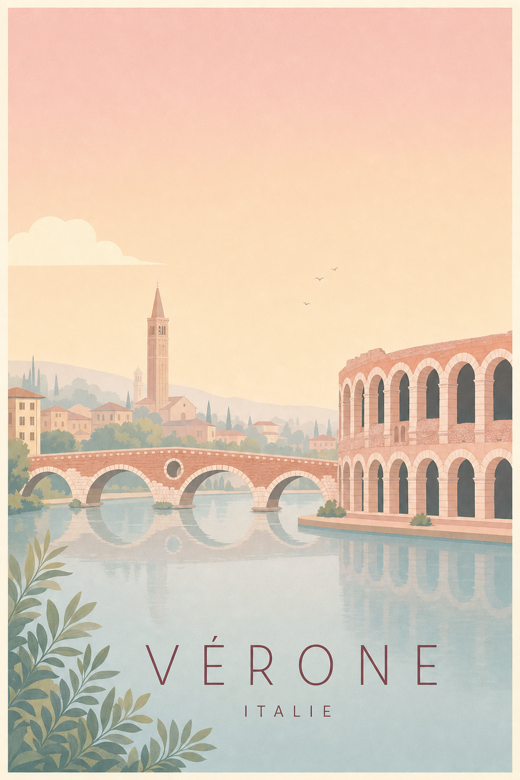 Affiche de Vérone - Poster Calme