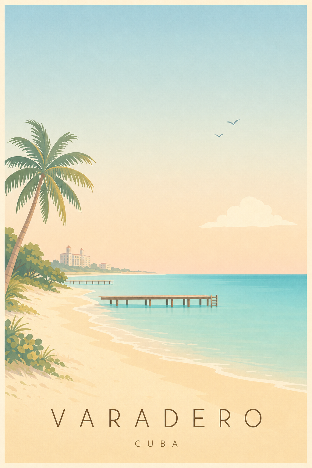 Affiche de Varadero - Poster Calme