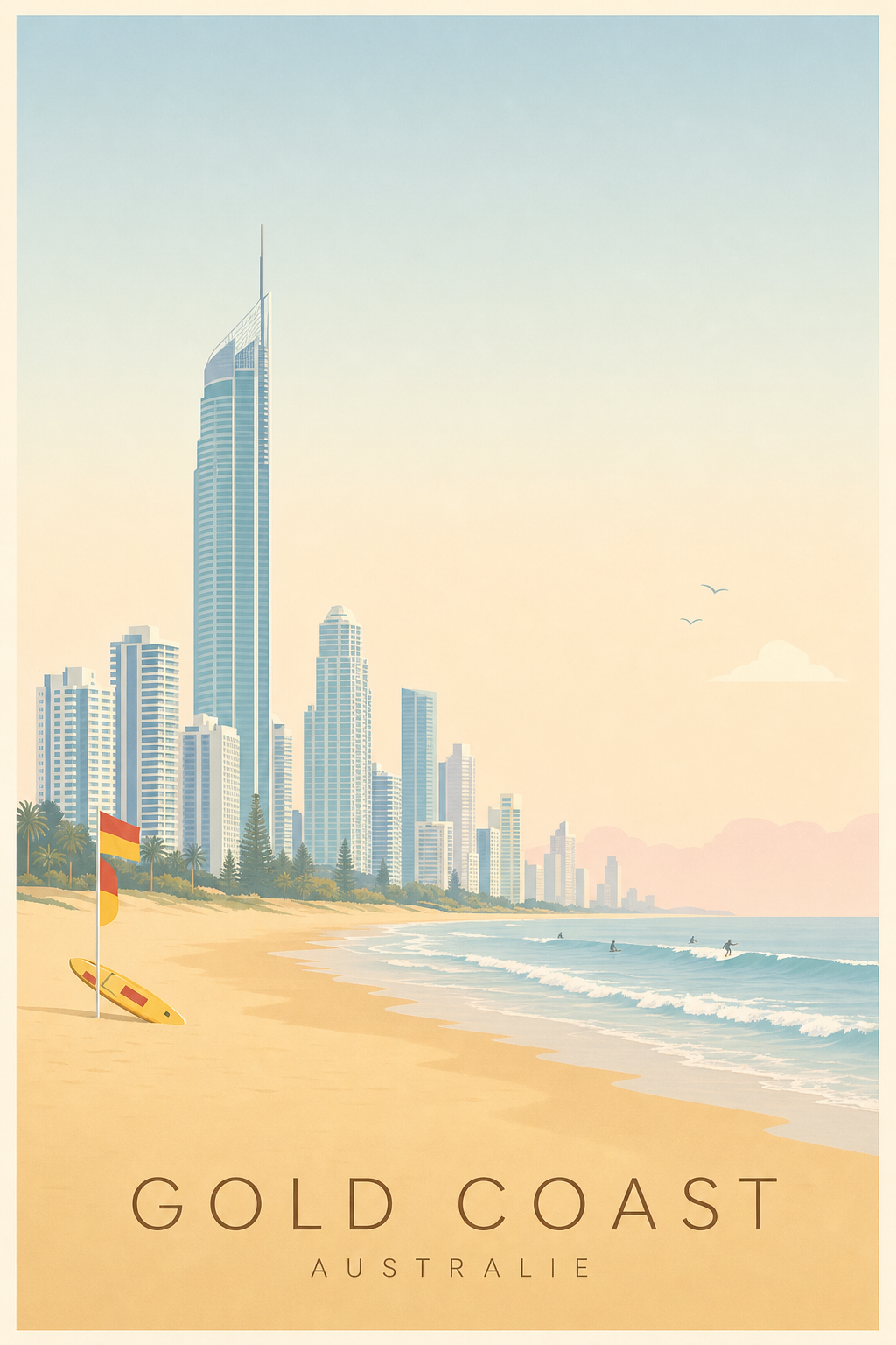 Affiche de Gold Coast - Poster Calme