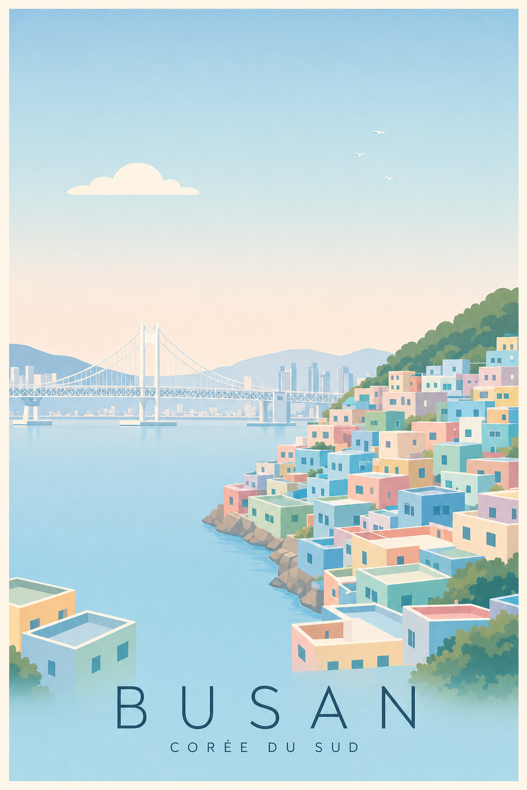 Affiche de Busan - Poster Calme