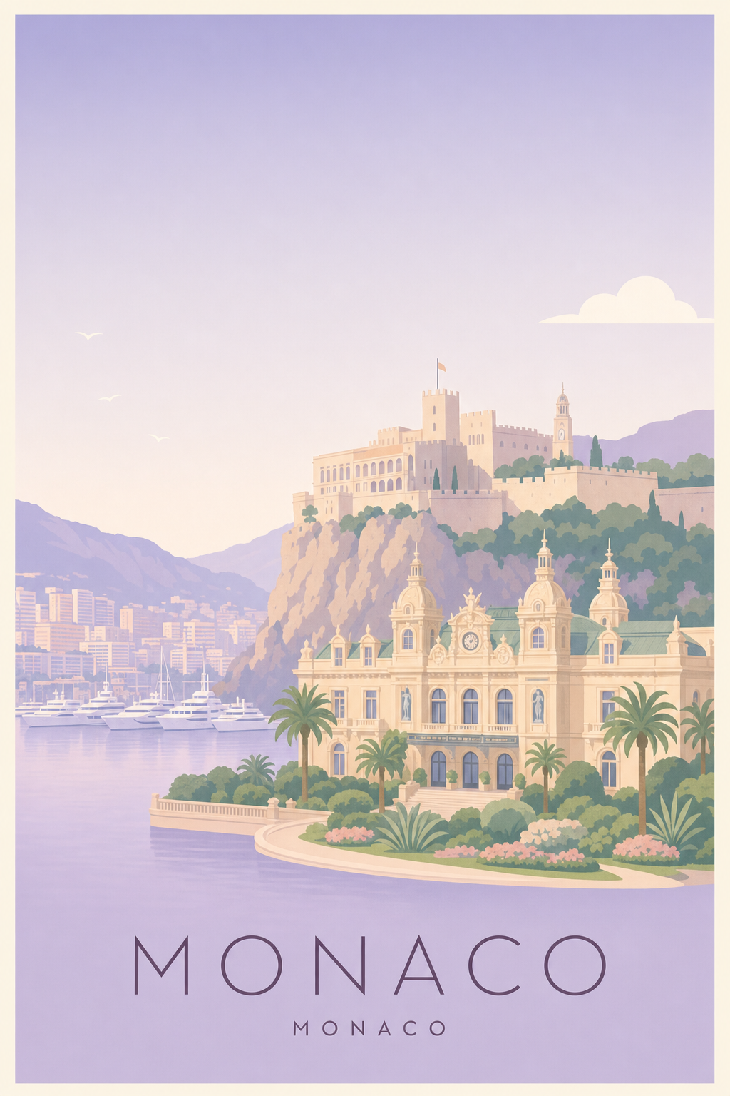 Affiche de Monaco - Poster Calme