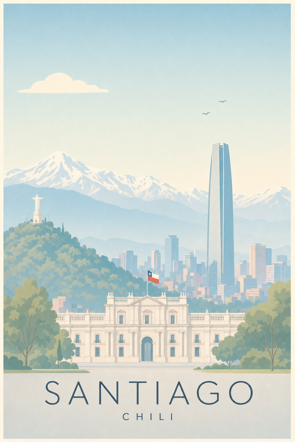 Affiche de Santiago - Poster Calme