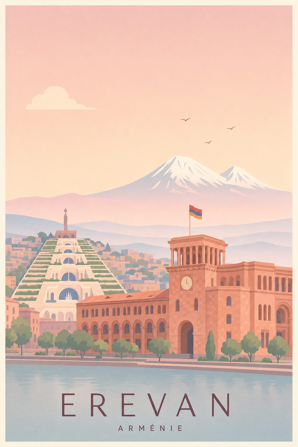 Affiche d'Erevan - Poster Calme