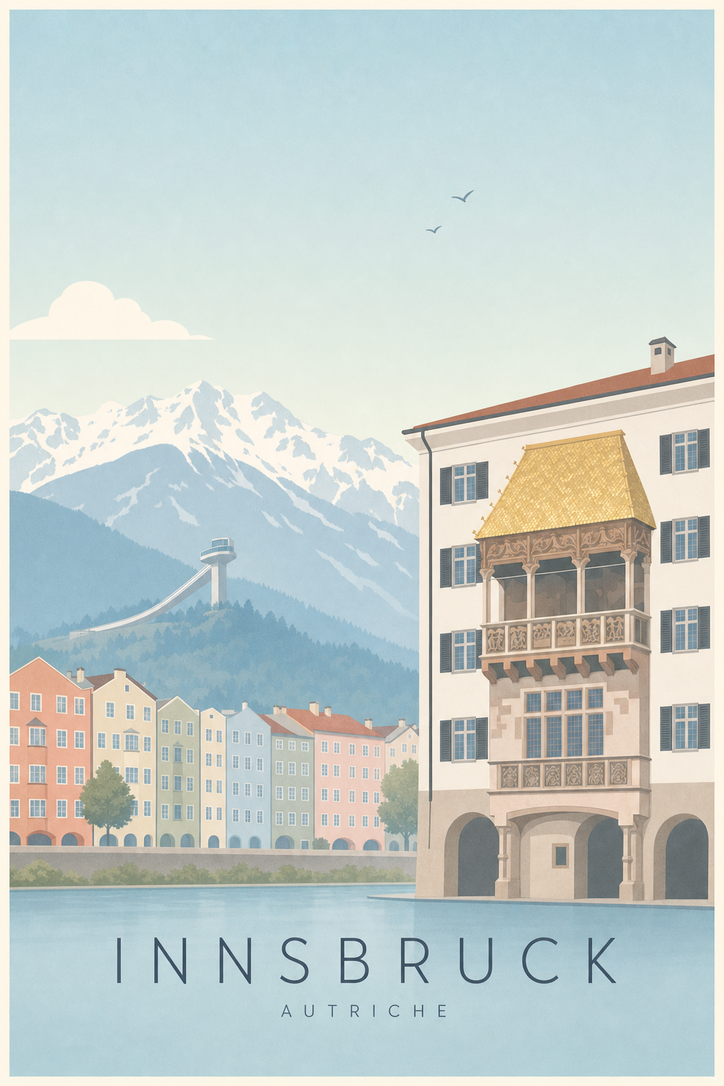Affiche d'Innsbruck - Poster Calme