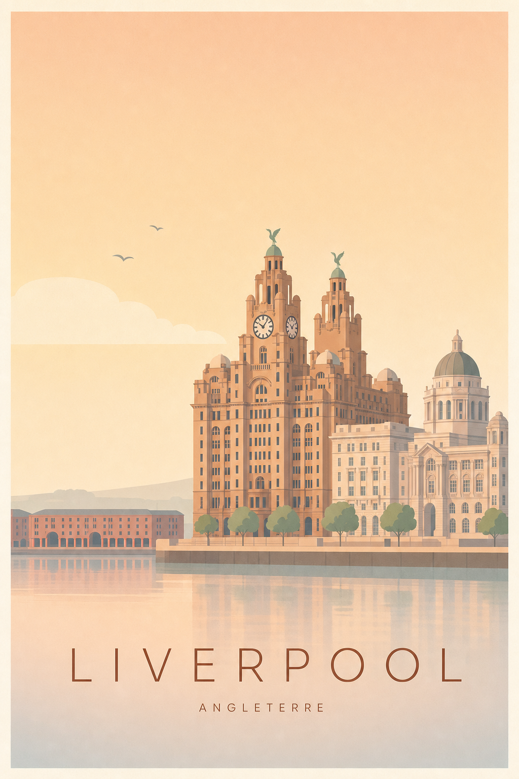 Affiche de Liverpool - Poster Calme